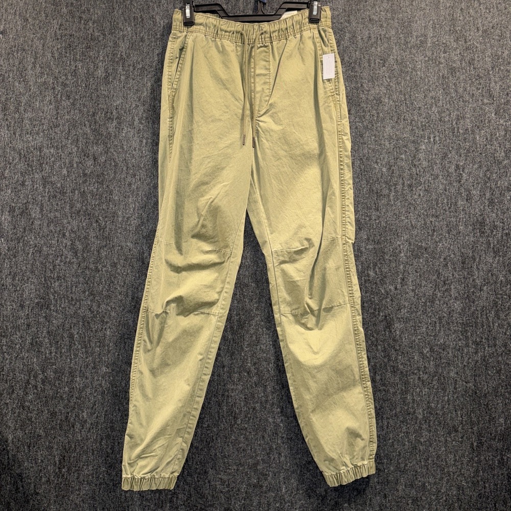 No Boundaries Men's XSmall 27 Twill Jogger Pants Green Straight Fit Outdoor‎